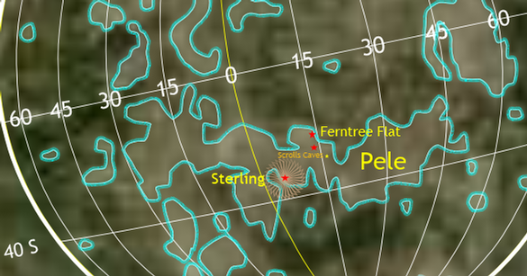 Sterling is the capital of Pele on the planet ATAR. Its technologies are out of this world - literally.
