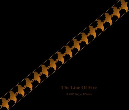 A representation of the Lake of Fire as a very long chain of fiery bird modules