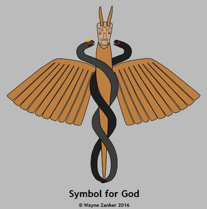 The God Symbol. Sinvesta is interwined with Ba'alzebub.